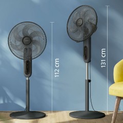 Philips CX1520/01 Ανεμιστήρας Ορθοστάτης 50W Μαύρος